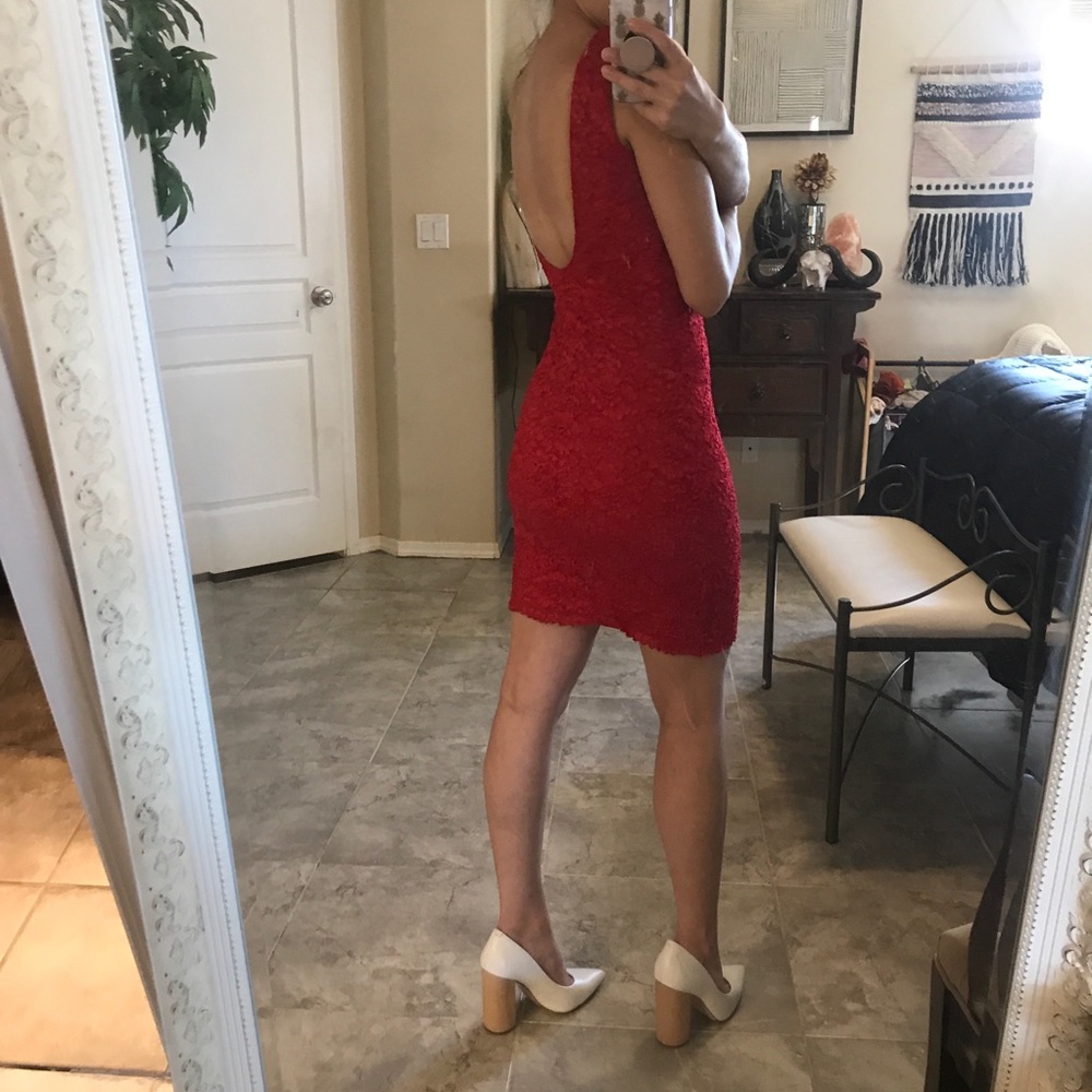 🔥 VINTAGE Lace Low Back Dress